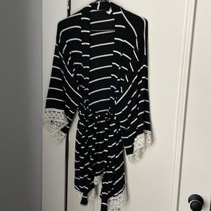 Pinkblush Striped Robe